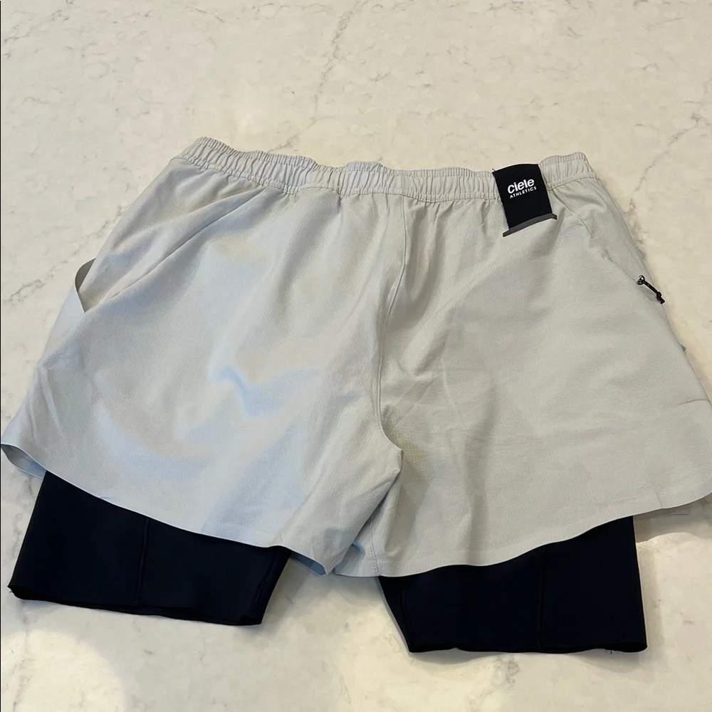 Ciele NEW WRKShort - Light Grey men's‎ short Size Small